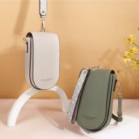 【YF】 Fashion Mobile Phone Pouch Shoulder Bag Woman Long Wallet Mini Crossbody Handbag Purse Smart Pocket Card Holder Ladies