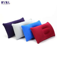 Hiking Beach Car Plane Air Pillows Head Rest Camp Gears Travel Pillow Portable Ultralight Inflatable PVC Nylon Square Pillow New