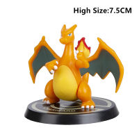 6PcsSet Pokemon Anime Figure Pikachu Charizard Mewtwo Blastoise Venusaur Dracaufeu Action Model Christmas Collection Toy Gifts