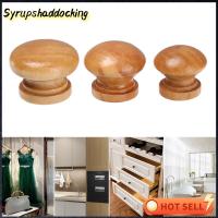 SYRUPSHADDOCKING 10pcs ตู้ ครัว โต๊ะเครื่องแป้ง ทรงกลม ตู้เสื้อผ้าดึง ตู้ มือจับประตู ลูกบิดลิ้นชัก คณะรัฐมนตรีดึง ไม้ธรรมชาติ