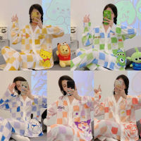 pajamas ❤ชุดนอนคอวีกระดุมหน้า งานใหม่☚