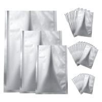 50 Pieces 3 Sizes Mylar Aluminum Foil BagsFoil Flat Heat Sealing Bags Storage Bags Pouch For Food Coffee Tea Beans