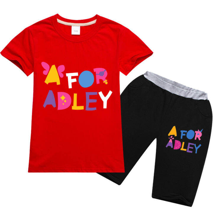 a-สำหรับ-adley-ชุดเสื้อยืดเด็กหญิงเด็กชายการ์ตูนใส่ได้ทั้งชายและหญิงทำจากผ้าฝ้ายสำหรับฤดูใบไม้ร่วงฤดูร้อนชุดเสื้อผ้าแขนสั้น0000