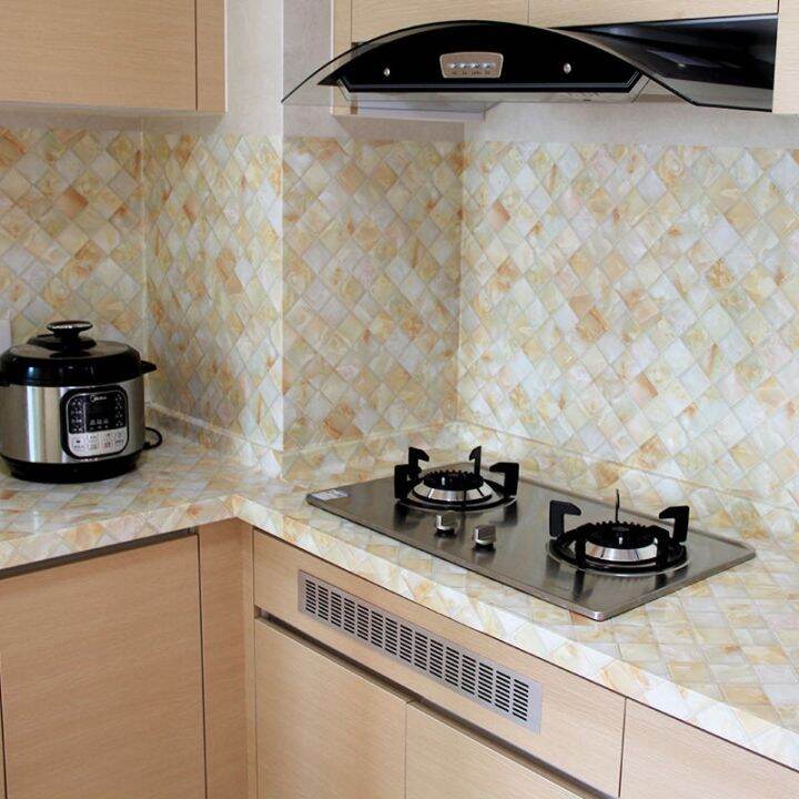 kitchen-waterproof-and-oil-proof-sticker-self-adhesive-wallpaper-cabinet-stove-high-temperature-marble-sticker-wall-decor