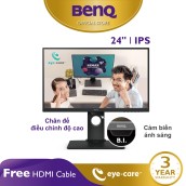 Màn hình máy tính BenQ GW2480T 24 inch 24 IPS 1080p Bảo vệ mắt, Giảm ánh sáng xanh, phù hợp Làm việc tại nhà và Giải trí cá nhân