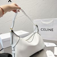 2023 CELINˉESummer New Soft Leather Underarm Bag Cowhide Backpack Handbag Single Shoulder Bag