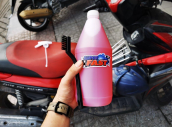 [HCM] [Mua 2 tặng khăn mua 5 cọ bút] Nước rửa xe Super Fast 1 Lít rửa siêu sạch - Nhập khẩu Thái Lan [Tặng kèm vòi xịt]