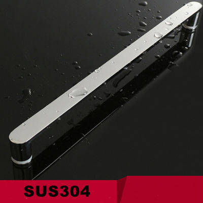 【CW】Thickened 304 stainless steel glass door handle push handle bathroom door handle door handle square tube handle(D-41)