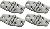 4PCS Marine Boat Cabin Flush Door Hinges Casting 316 Stainless Steel Strap Butt Hinge Accessories