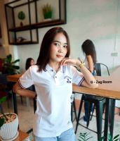 ?️1️⃣❤️เสื้อโปโล หญิง(POLO 03) ปักนก CCOO 1965 ❤️