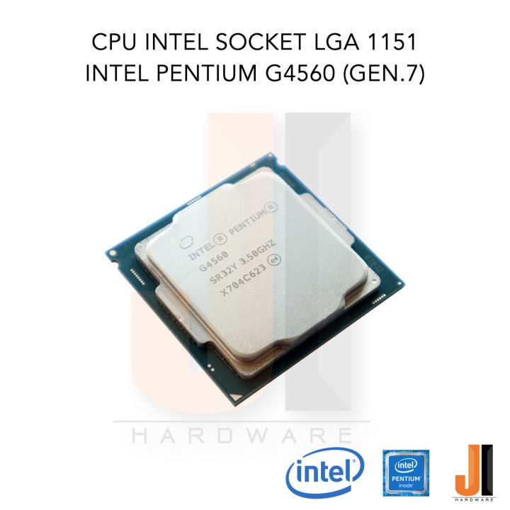 cpu-intel-pentium-g4560-2-cores-4-threads-3-5-ghz-3-mb-l3-cache-54-watts-tdp-no-fan-socket-lga-1151-สินค้ามือสองสภาพดีมีการรับประกัน