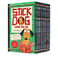 Stick dog 8 book gift box full set of English original childrens primary chapter Bridge Book Students English extracurricular reading childrens literature novels can take the diary of a Wimpy Kid