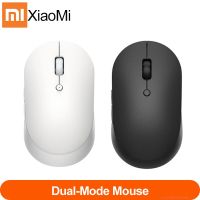 Orignial Xiaomi Wireless Dual-Mode Mouse Silent Ergonomic Bluetooth USB Side buttons Protable Mini Wireless Mouse for Laptop #18 Basic Mice