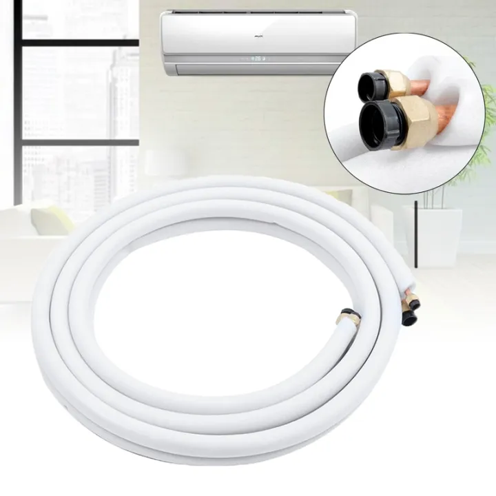 7 Meter Air Conditioner Pair Coil Tube Mini Split Line Wire Set 1/4'' 3