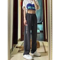 ✷₪ Authentic champion sweatpants womens leggings drawstring 2023 autumn and winter versatile loose sports casual pants thickened