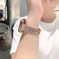 【Hot Sale】 Suitable for iwatch765432 five-bead diamond watch strap waist thin