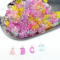 50pcs/lot Letter Suspension Clasp Shape Acrylic Bead Loose Spacer Beads for Jewelry Makeing DIY Handmade Accessories DIY accessories and others