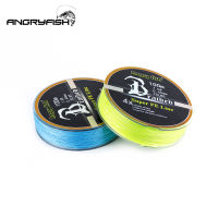 【Cw】Angryfish 4 Strands 100m ided Fishing Line Super PE Line Multifilament Fishing Line Smooth 【hot】