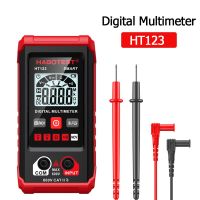 ZZOOI Smart Mini Digital Multimeter Auto Ranging AC/DC Voltage Voltmeter Ammeter Test Resistance Continuity LCD Backlight Multimetro