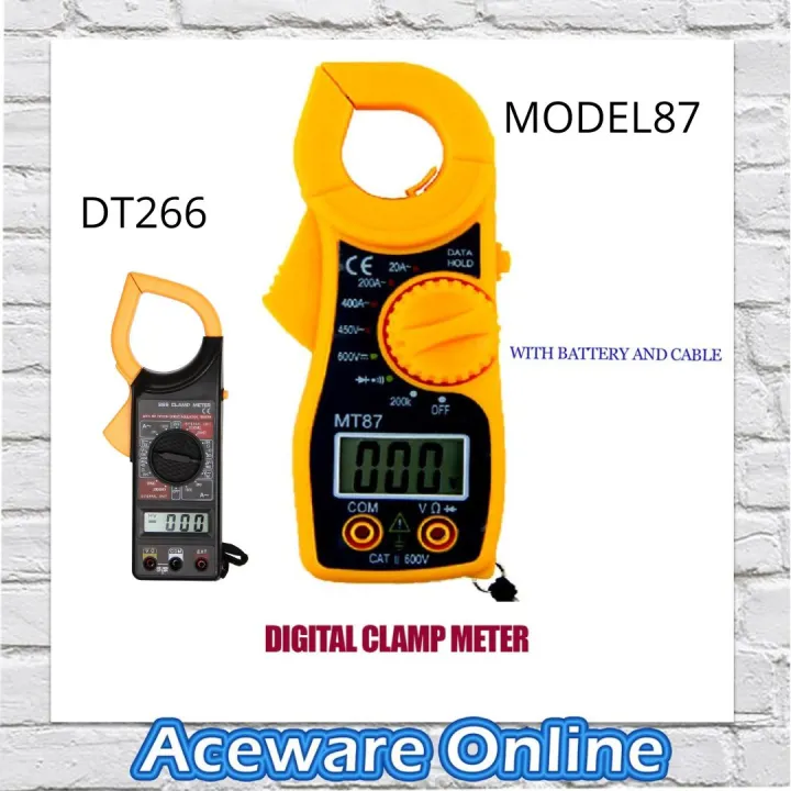AC/DC Voltage Digital Clamp Meter Multimeter Kit Current Measurement