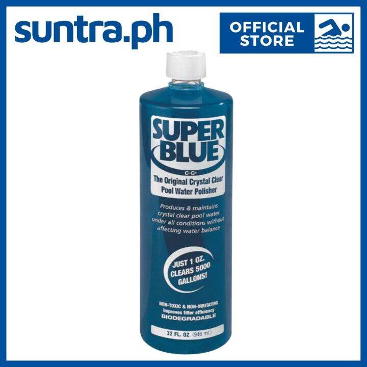 Suntra Super Blue Pool Water Clarifier (32 oz) Lazada PH