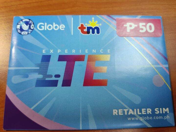 Globe Retailer Sim LTE 4g | Lazada PH