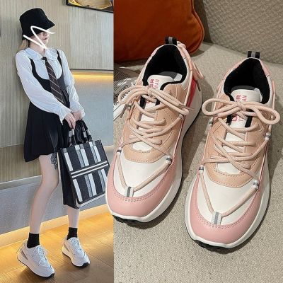 Fashion shoes female 2022 new students leisure torre shoes han edition street snap soft pink sister
