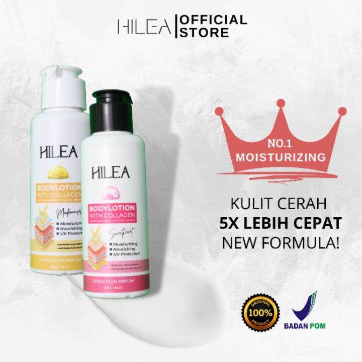 HILEA Body Lotion With Collagen Buy 1 Get 1 Lazada Indonesia