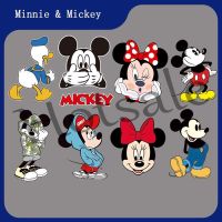 【hot sale】 ❃✧♗ B15 DSN Donald Duck Minnie Mickey Mouse Patch DIY Iron on Patch Cloth Applique