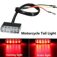 Hittime Xe Máy Mini 5 LED 12V, Đèn Phanh Dừng Sau Đuôi Xe ATV Màu Đỏ Đèn