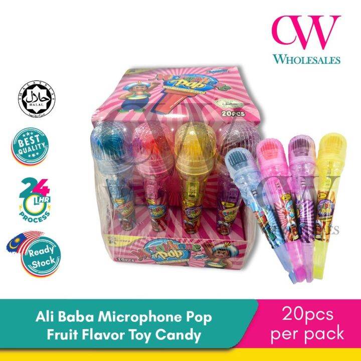 Microphone Pop Fruit Flavor Toy Candy 20pcs Lazada