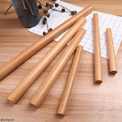 Wooden Rolling Pin 4 Size Solid Wood Fondant Cake Decor Dumplings Noodles Roller Rolling Pin Dough Roller Kitchen Cooking Tools