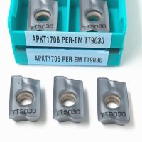 APKT1705 PER EM TT9080 /TT9030 Carbide Insert Lathe Tool Milling Insert Tool Metal Lathe Tool APKT 1705 Turning Tool