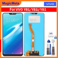 MagicMeta หน้าจอ LCD ต้นฉบับ6.22นิ้วสำหรับ Vivo Y81/Y81i/ Y83เครื่องอ่านพิกัดหน้าจอสัมผัสแอลซีดีแสดงผลอะไหล่ประกอบหน้าจอแอลซีดีสำหรับ Vivo Y81 1808 1803 1808i Y81i Y83 1802แอลซีดี