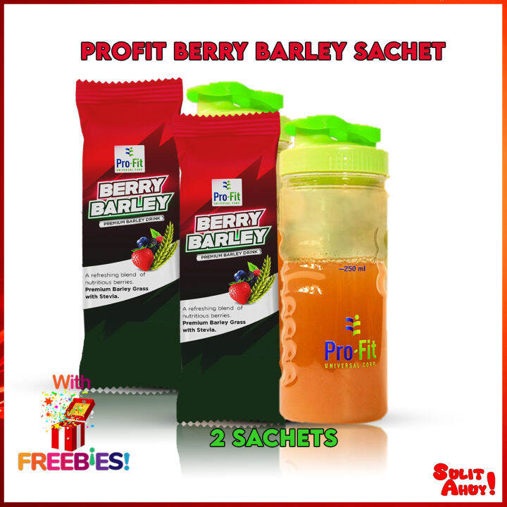 2 Sachet (EWITH FREEBIES) Profit Berry Barley - Original Premium Barley ...