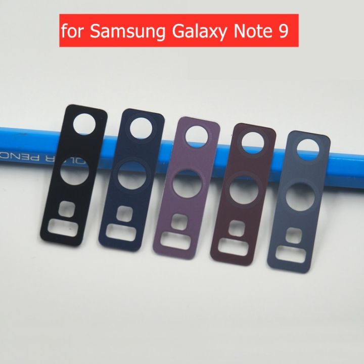 【⊕Good quality⊕】 anlei3 2ชิ้นสำหรับ Samsung Galaxy Note เลนส์กล้องด้านหลัง9เลนส์กระจกกล้องถ่ายรูปพร้อมอะไหล่ซ่อมใช้แทนกาว3ม.