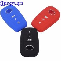 yonggax jingyuqin 3 Buttons Remote Car-Styling Silicone Key Holder Shell Case Cover Case For Toyota Corolla Camry RAV4 2014 2015