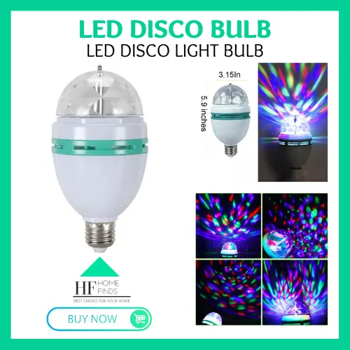 LED Disco Light Bulb Auto Rotating Stage Dancing Light Lazada PH