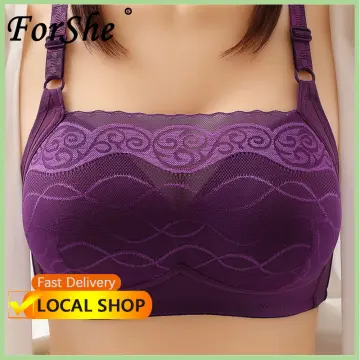 Xiushiren Floral Lace Push Up Bra For Plus Size Women Large Asia