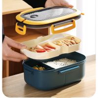 Cute Lunch For Kids Compartments Microwae Bento Lunch Children Kid School Outdoor Camping Picnic Food Container Portable