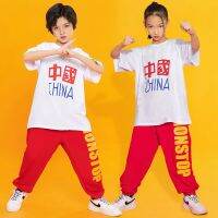 [COD] Childrens martial arts practice short-sleeved childrens Kung Fu training clothes summer performance boys tide