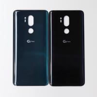 ใหม่ฝาหลังสำหรับ LG G7 ThinQ G710EM G7 + ฝาหลังกระจกเคสประตูกระจกเปลี่ยนด้วยสติกเกอร์กาว