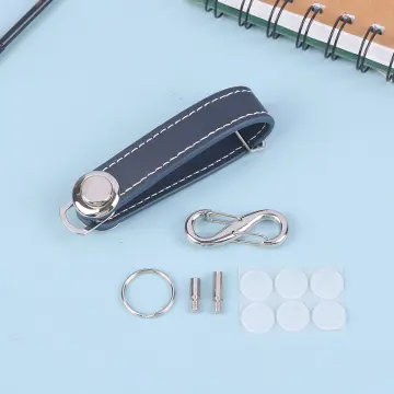 Handmade EDC Key Bag Genuinie Leather DIY Smart Key Holder Pocket  Housekeeper Key Case Pouch For Men Organizer Keychain Keyring