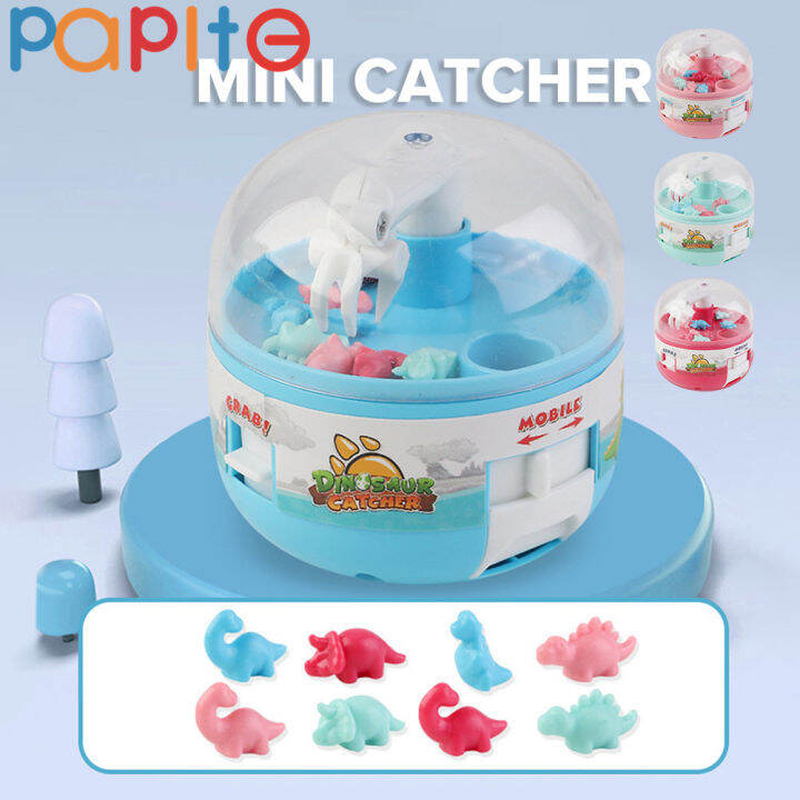PAPITE Mini Dinosaur Claw Machine Dinosaurs Catcher Interactive Toys