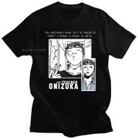 Style Tees Tops Great Teacher Onizuka Gto Printed T-Shirts Casual Comfortable Oversize Tshirt O-Neck Tshirts