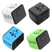 [HOT GELLXKOWOIGHIO 527] Universal Travel Adapter All In One Plug Wall Charger Converter Uk/us/aus/eu International Power Adapter เต้ารับแบบพกพา