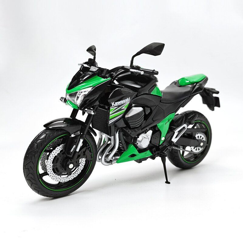 1:12 Scale Diecast Motorcycle Model Toys Kawasaki Z800 Sport Bike Replica