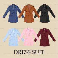 ??? PRE-ORDER : Dress suit SIGNATURE AMY ใส่เดี่ยว ใส่คลุม สวยไม่แพ้กัน!! เดรสสูท dresssuit