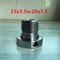 เครื่องกลึงเกลียวเกลียวเกลียว M33ภายนอก X 3.5เพื่อ M20 X 1.5หัวจับดอกสว่านใส่อะแดปเตอร์อุปกรณ์เครื่องมือกลึงไม้