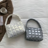 ☬☬✘ Niche design all-match small bag 2023 spring new European and American large-capacity car stitching down cotton shoulder handbag